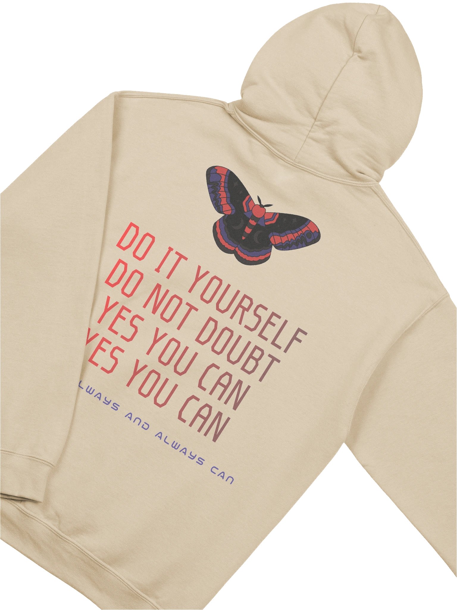 Classic Hoodie Butterfly Motivational Design product image (1)