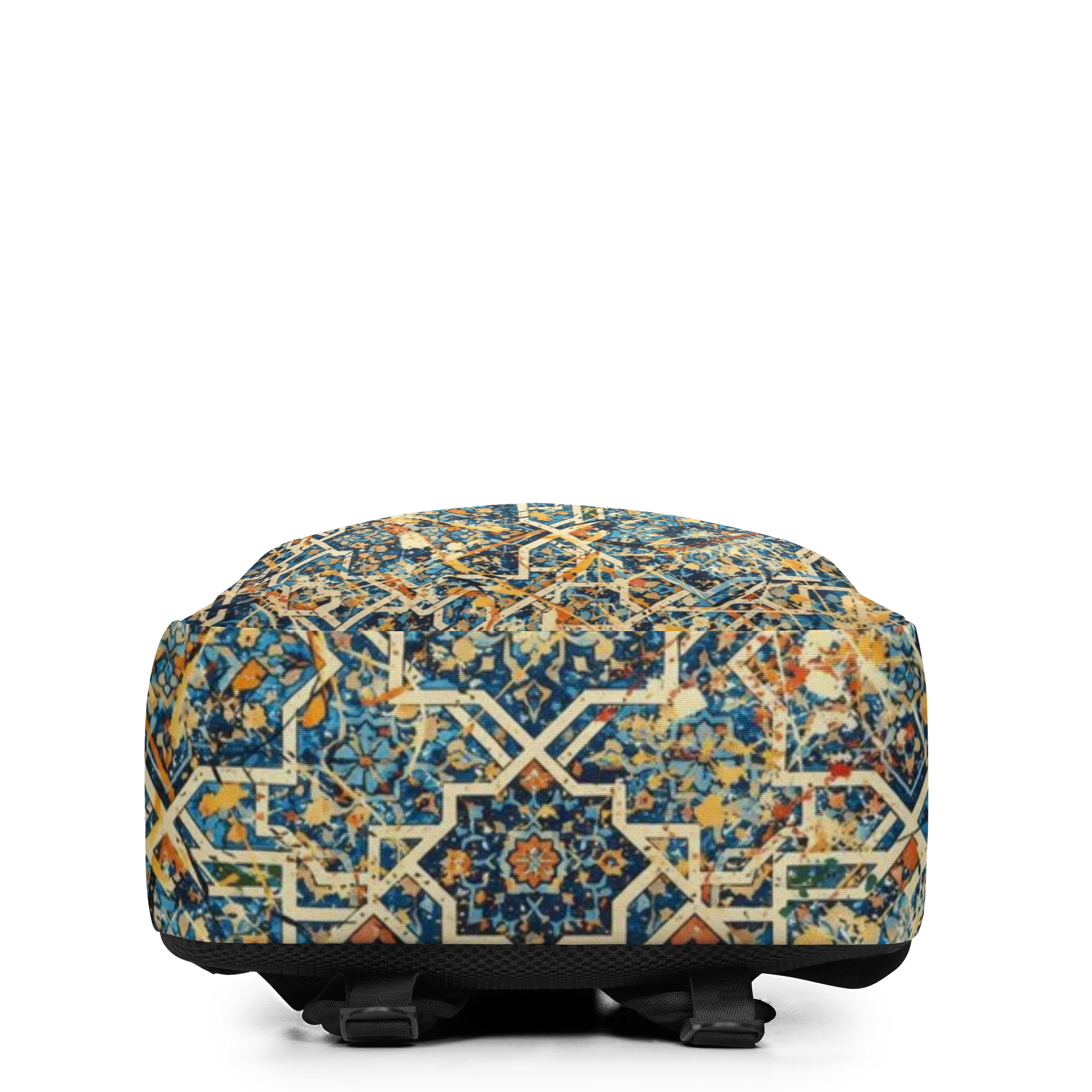 Geometric Floral Fusion Backpack product image (4)