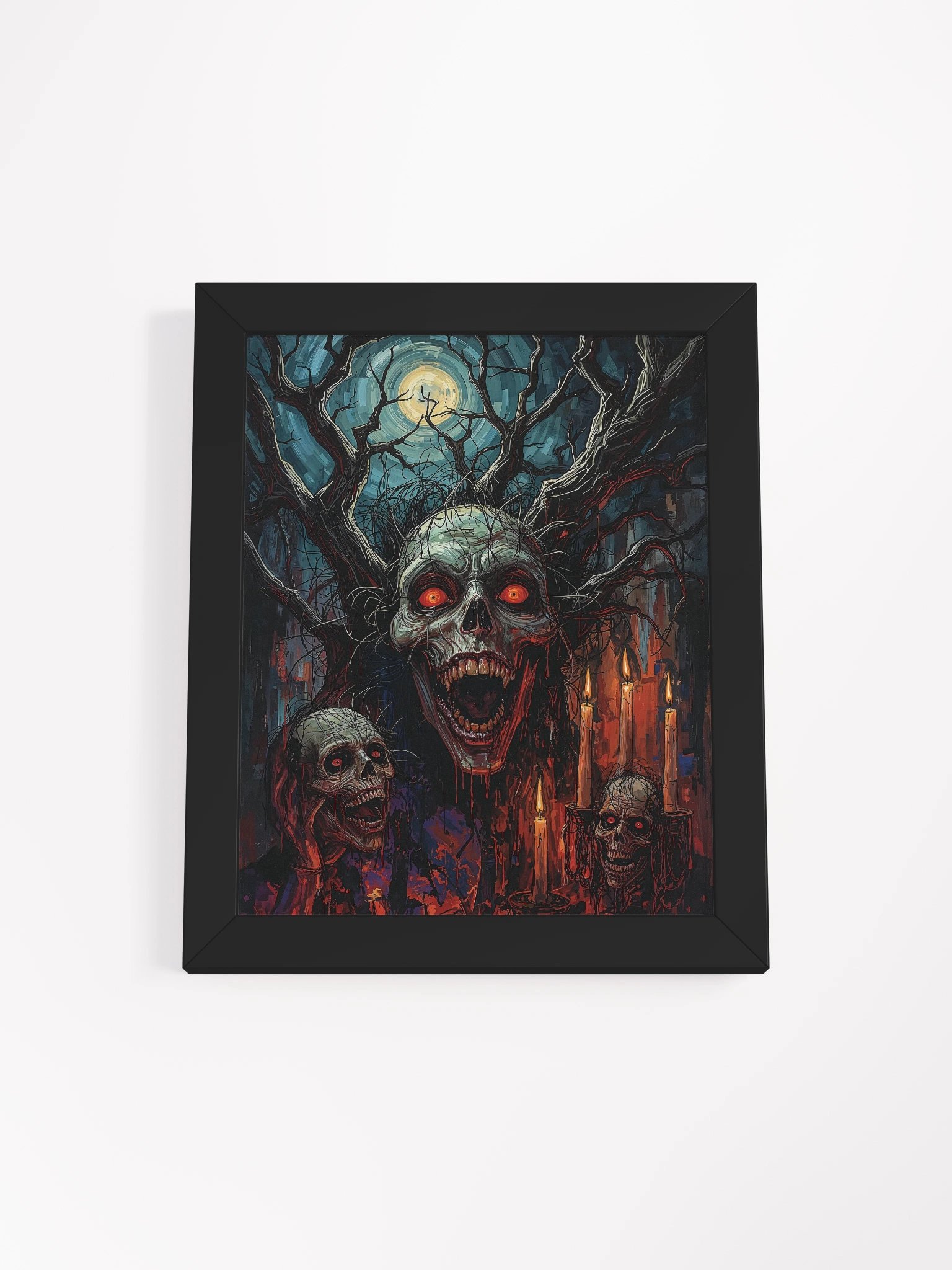 Screams Beneath the Moon Framed Print product image (1)