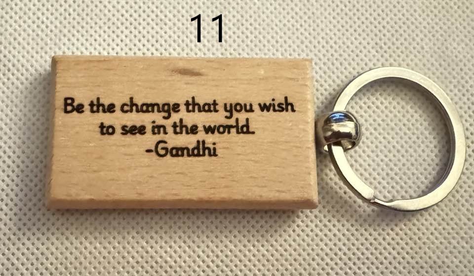 Wooden Engraved Keychains with Sayings & Quotes | Sweet, Sassy, Friendship & Love (2) product image (11)