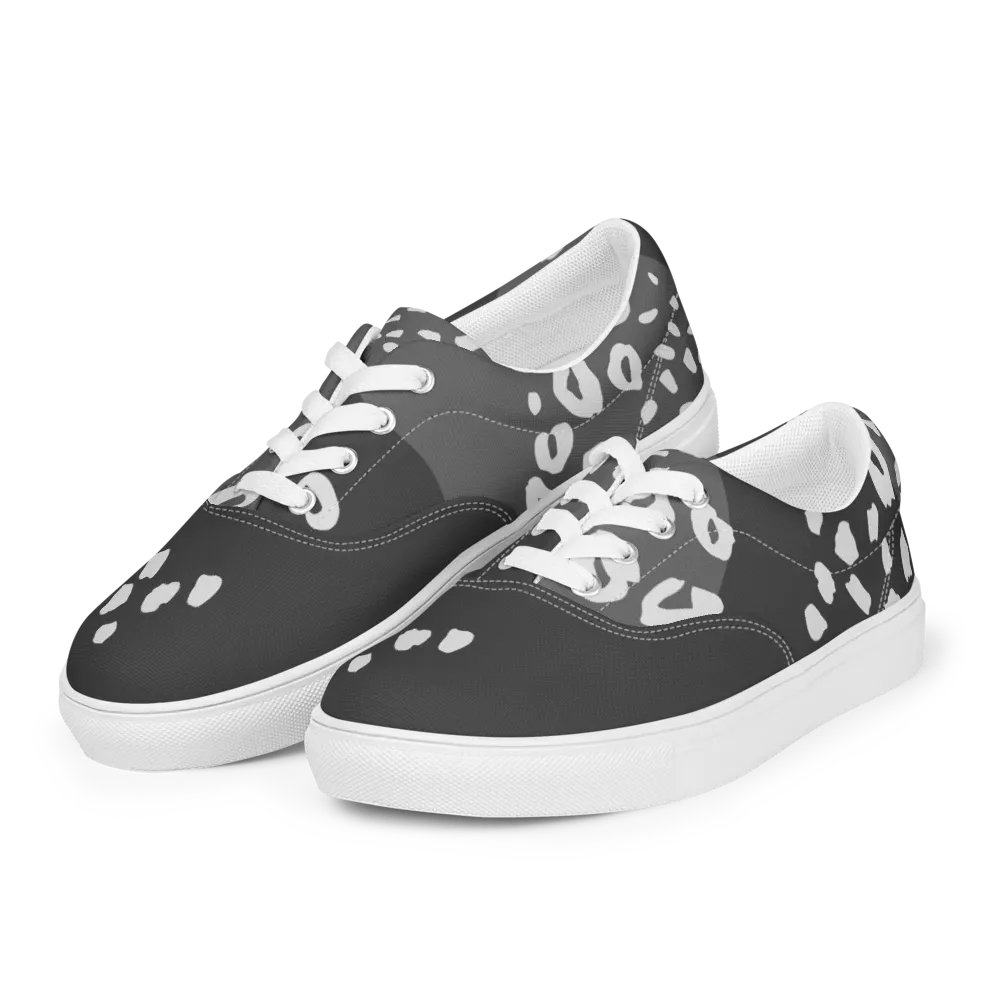 Organic Grey Leopard Print Canvas Shoes product image (4)