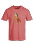 Patchwork Stallion – Modular Myth on Cotton - Star-Framed Statement Tee - by M-Art &amp; Design