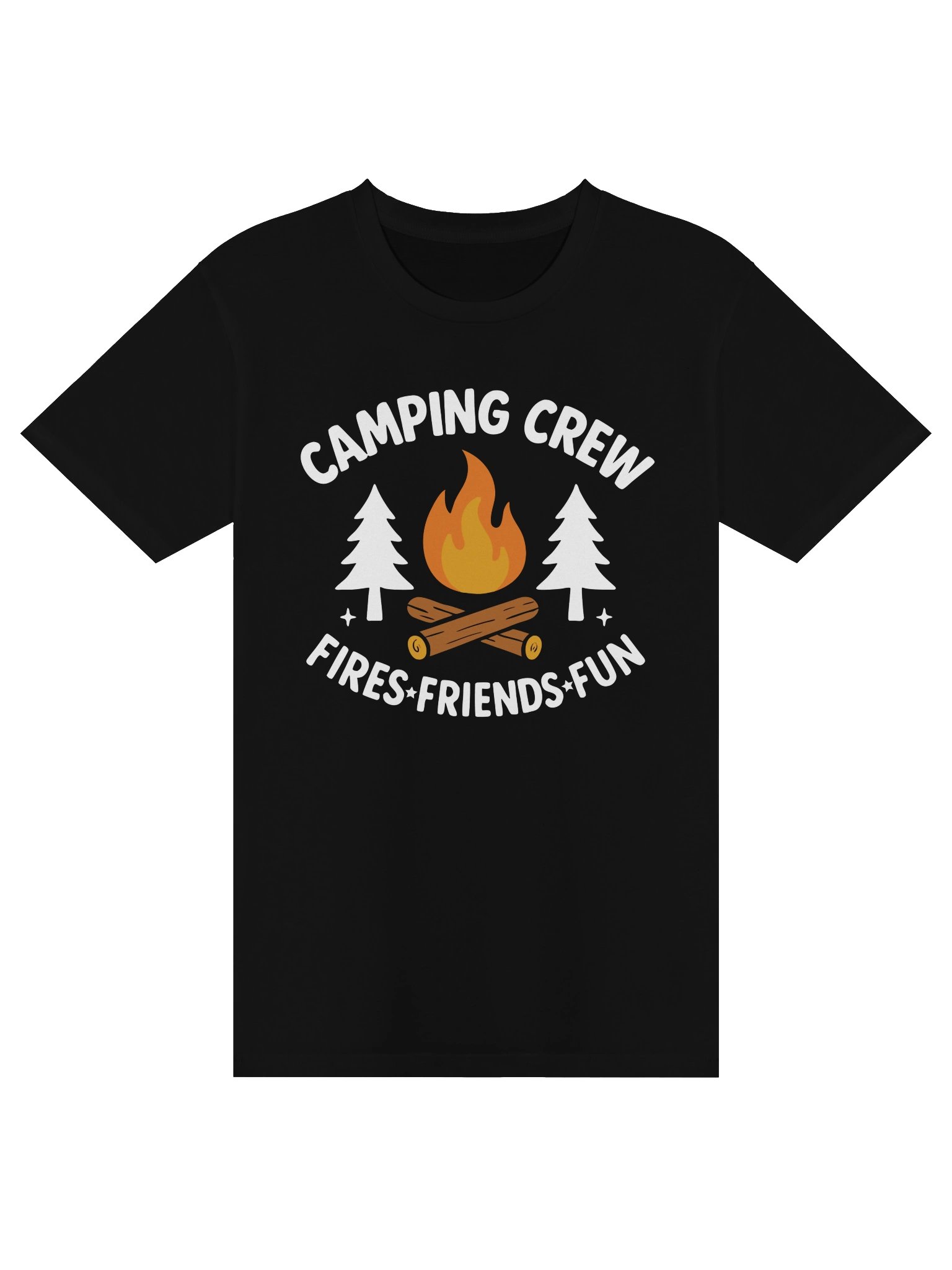 Camping Crew Campfire Badge Tee product image (1)