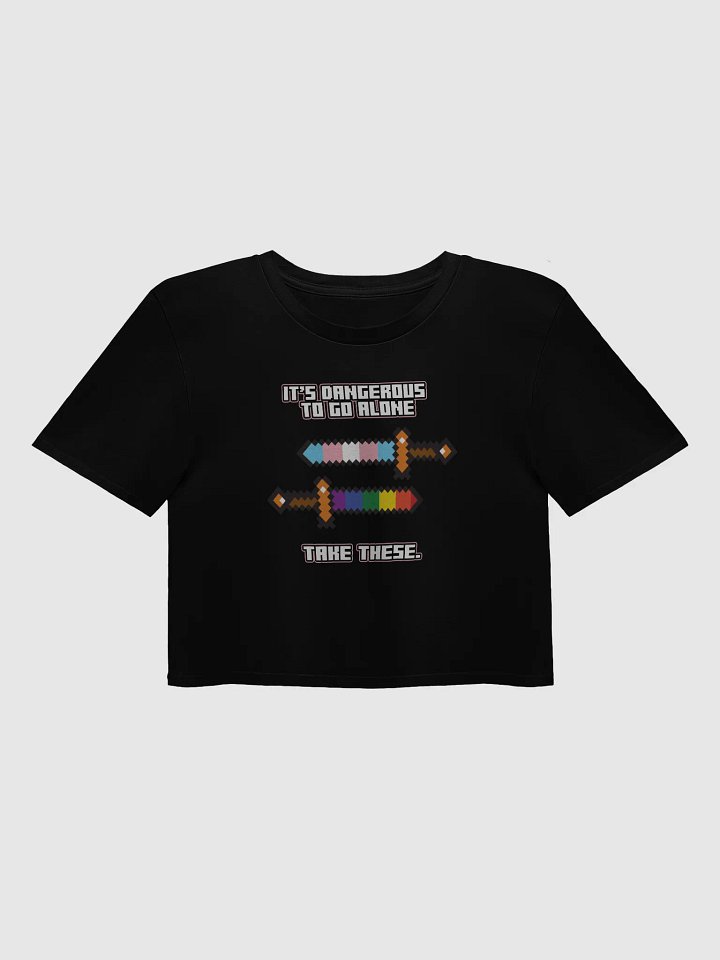 It's Dangerous to Go Alone - Cropped Shirt product image (1)