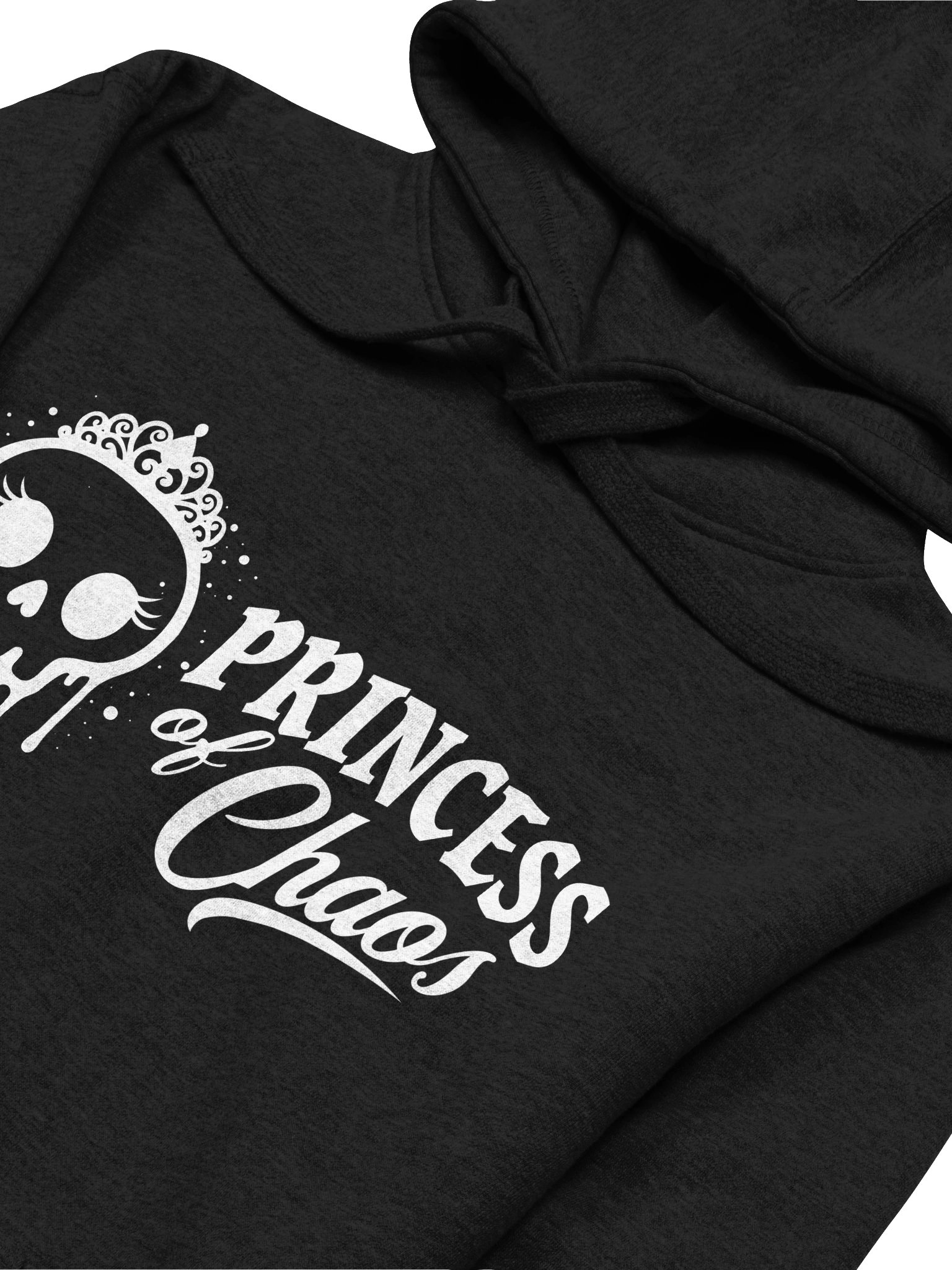 Princess of Chaos Skull Hoodie - White product image (3)