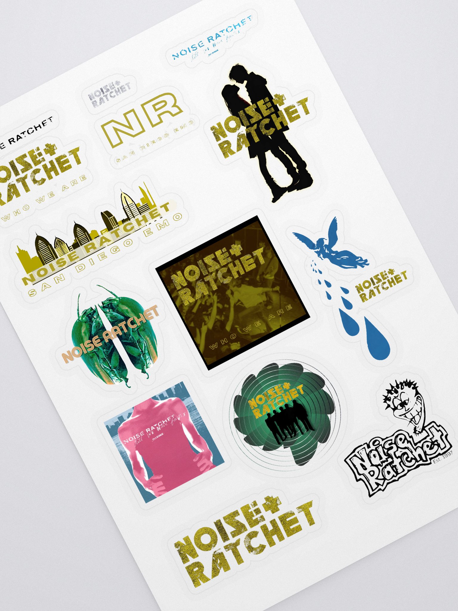 Noise Ratchet - Sticker Sheet (14 Stickers) product image (1)