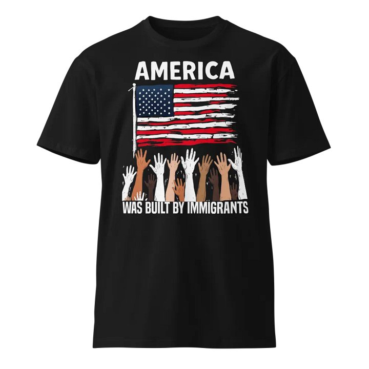 America Was Built by Immigrants Diversity Immigration Rights T-Shirt product image (1)