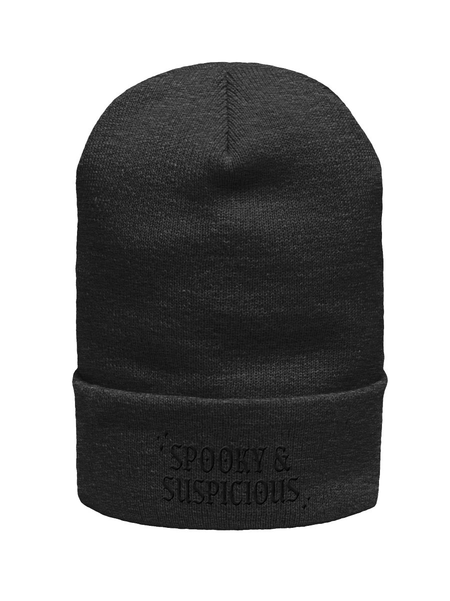 Spooky & Suspicious Embroidered Beanie product image (3)