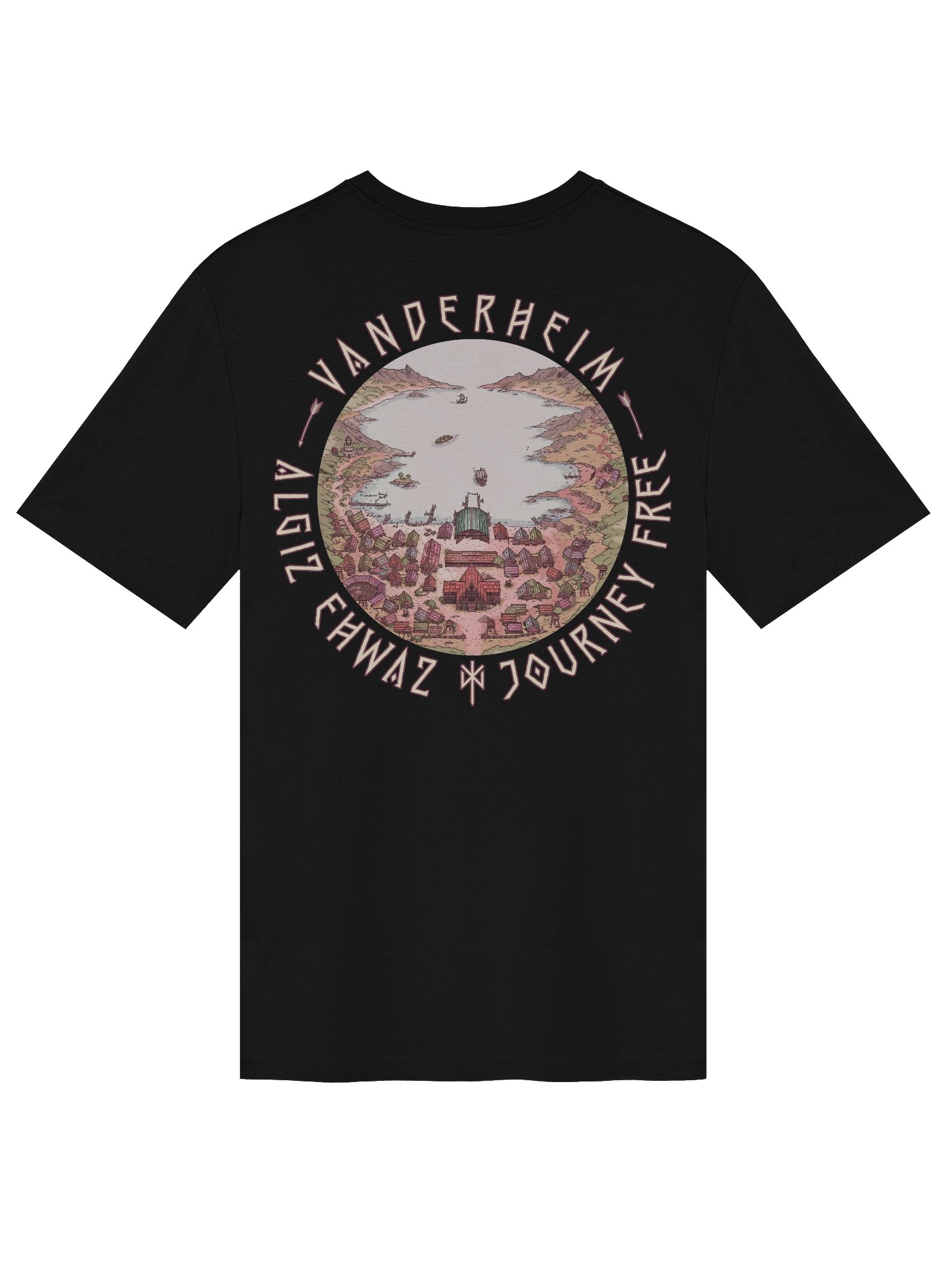 JOURNEY FREE ORGANIC 2X PRINT VINTAGE TEE product image (2)