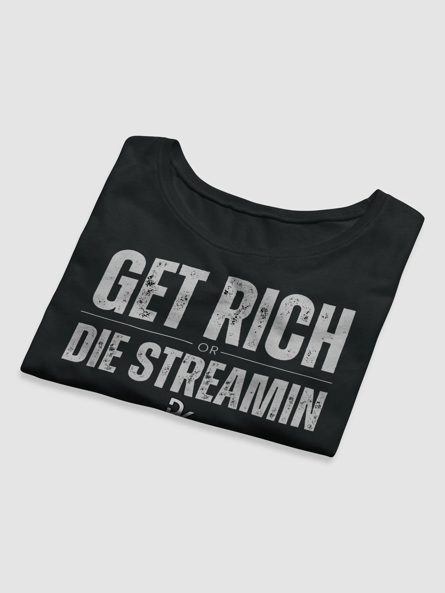 Get Rich or Die Streamin Crop Top product image (8)