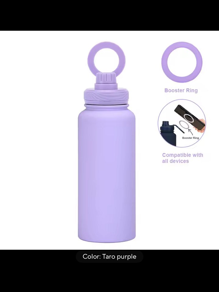 Sweet Lily 32 oz. Magnetic Tag Safe Lid product image (1)