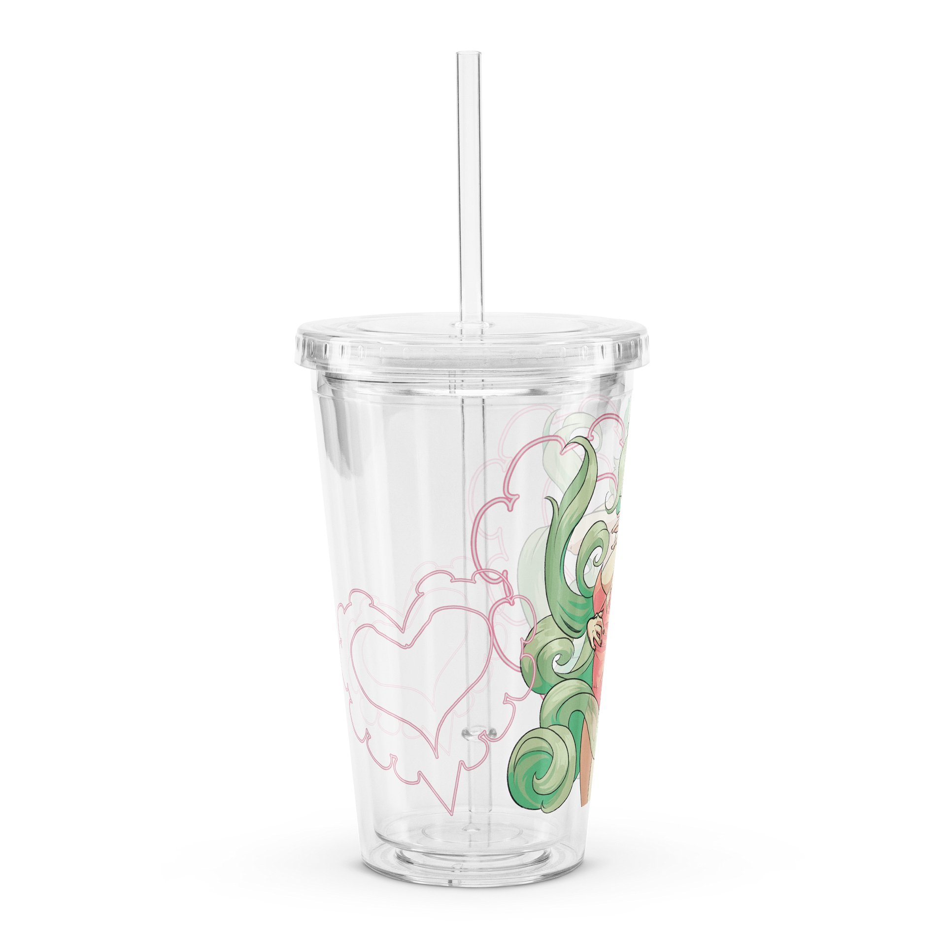 Cthulu Mint Clear Sippy Cup product image (3)