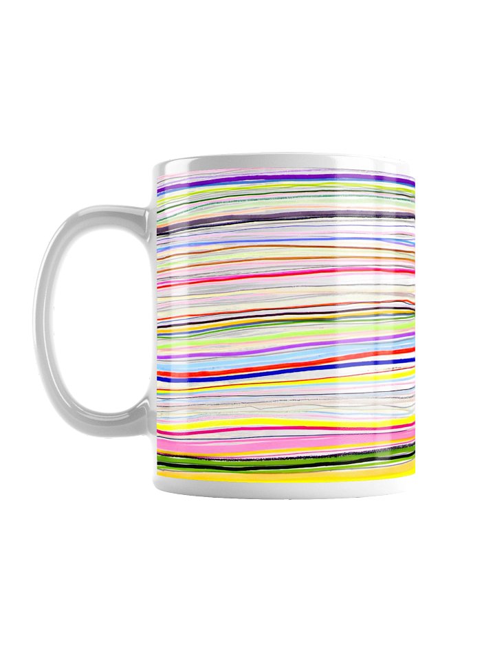 Interference 0001 // Neon Wave Abstract Mug product image (1)