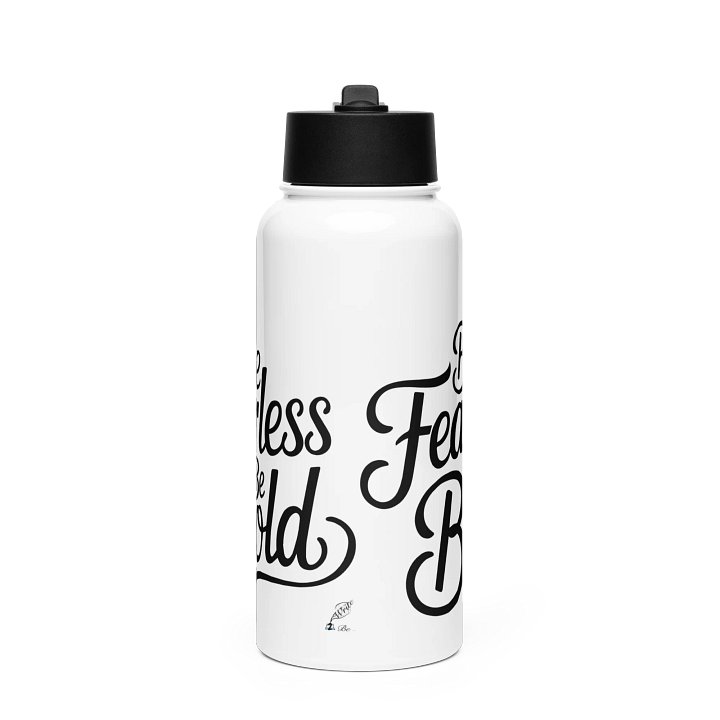 Be Fearless Be Bold Water Bottle product image (1)