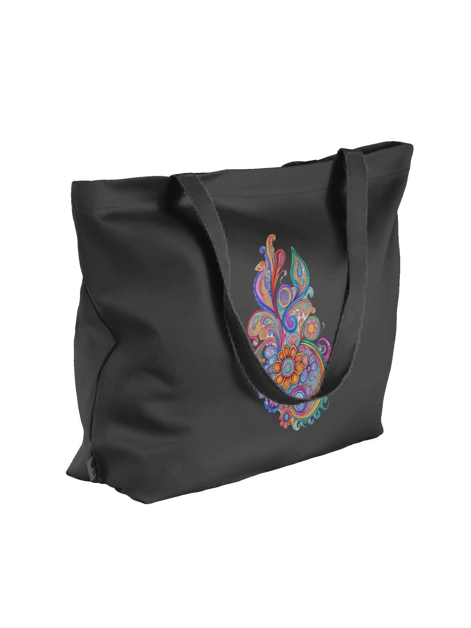 Paisley Bloom - Eco-conscious Organic Cotton Tote product image (5)