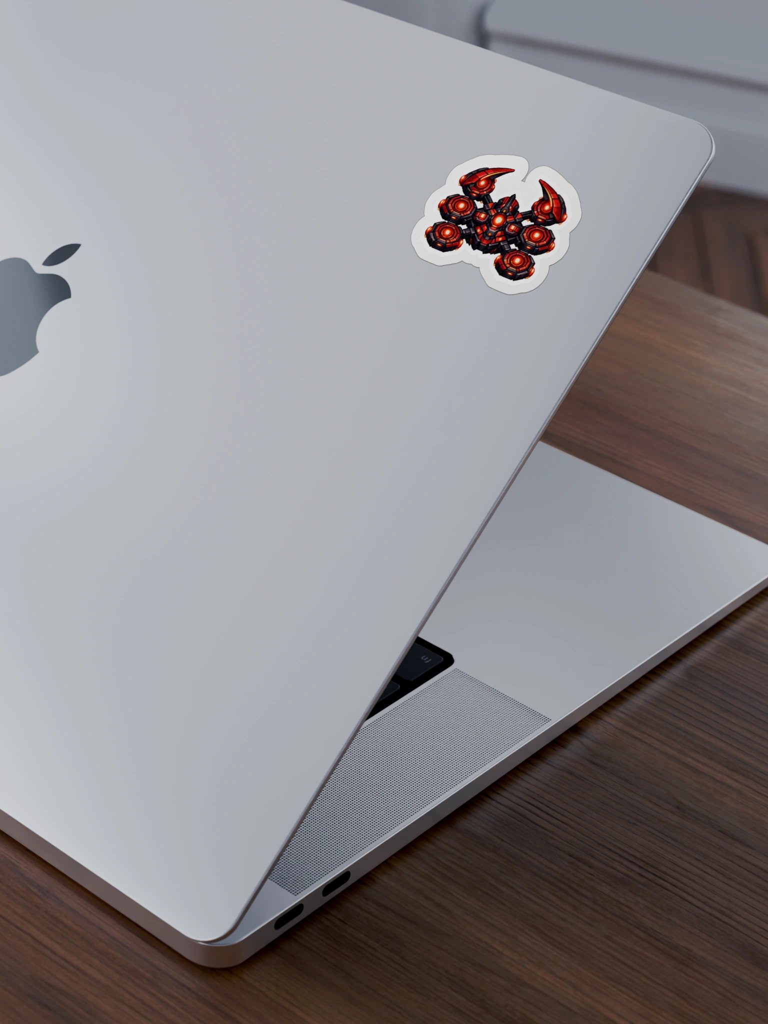 Sector Defense Crimson Vortex Die-Cut Sticker product image (6)