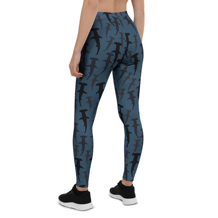Schooling Hammerhead Sharks - Leggings - Dark Ocean product image (2)