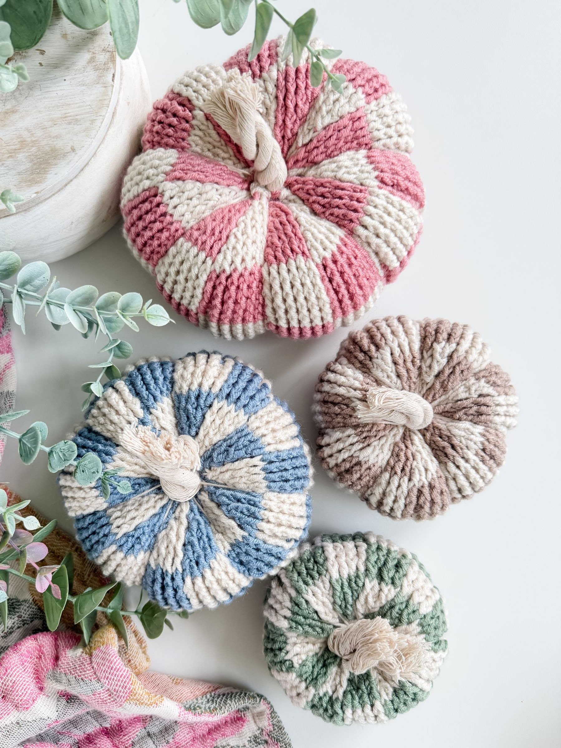Country Gingham Pumpkin Crochet Pattern product image (8)