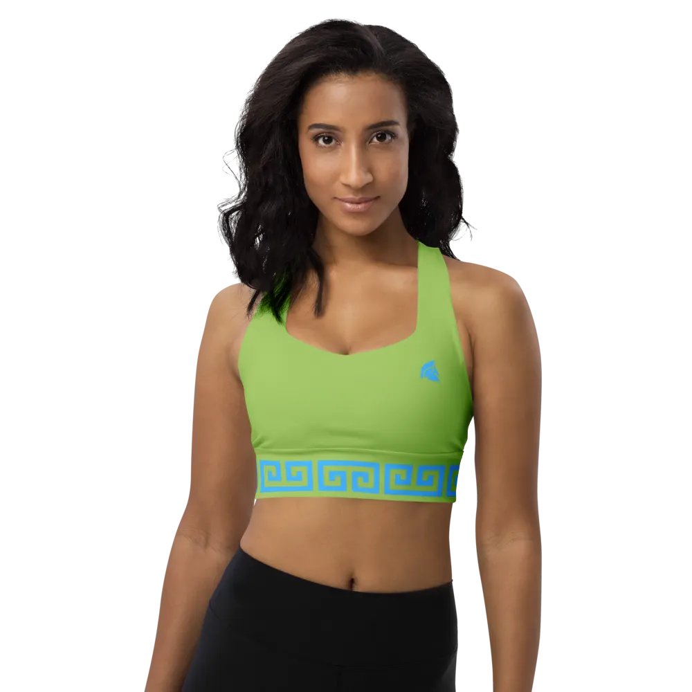 Deimos Lime Longline Sports Bra product image (4)