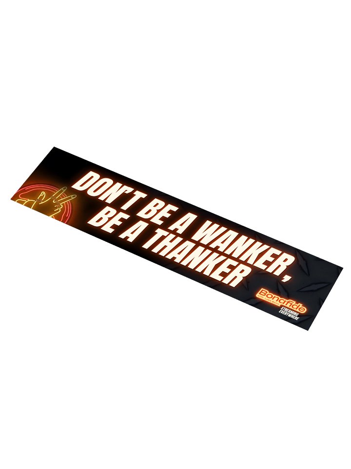 Thanker Wanker Stickers product image (1)