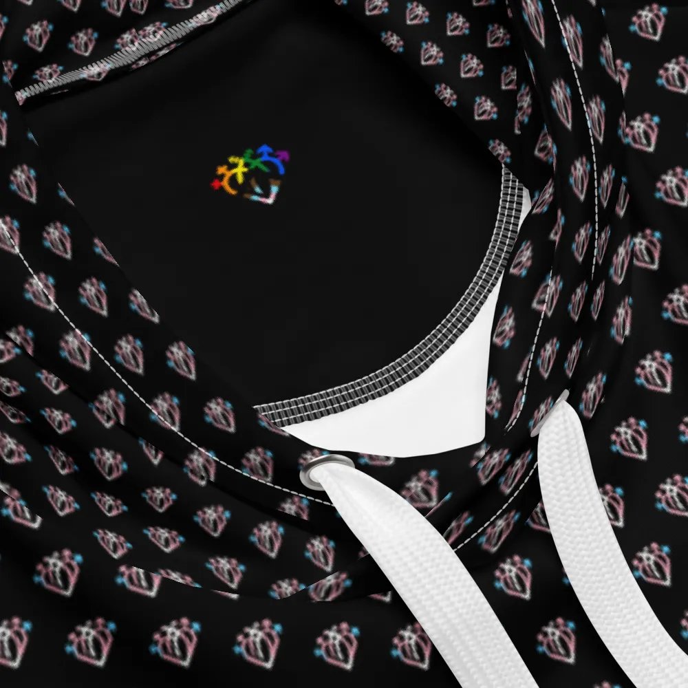 Spectrum Syndicate Trans Allover Print Hoodie - Black product image (6)