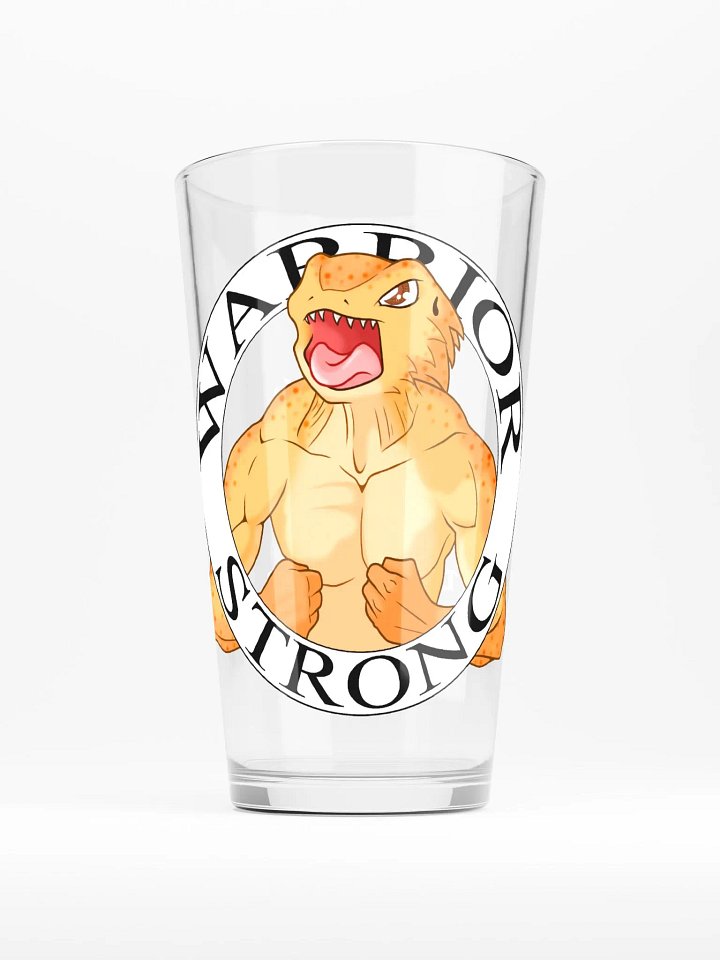 Warrior Strong Pint Glass product image (1)