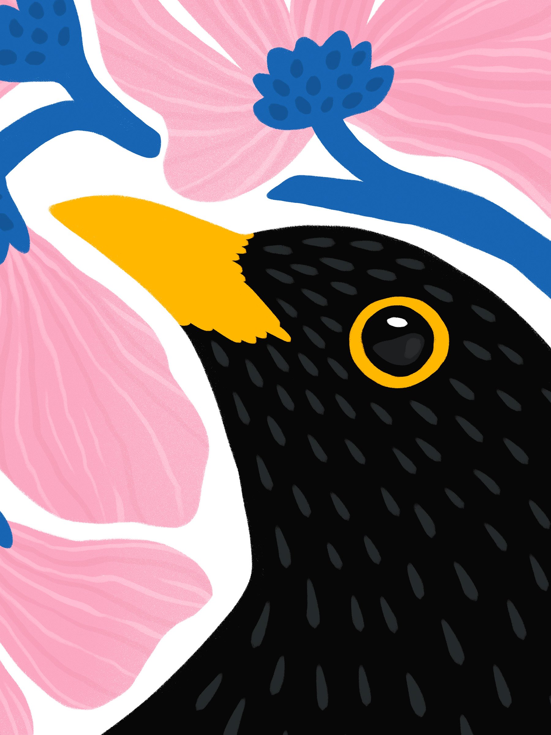 Blackbird Art Print, Harbinger of Spring No.2 product image (2)