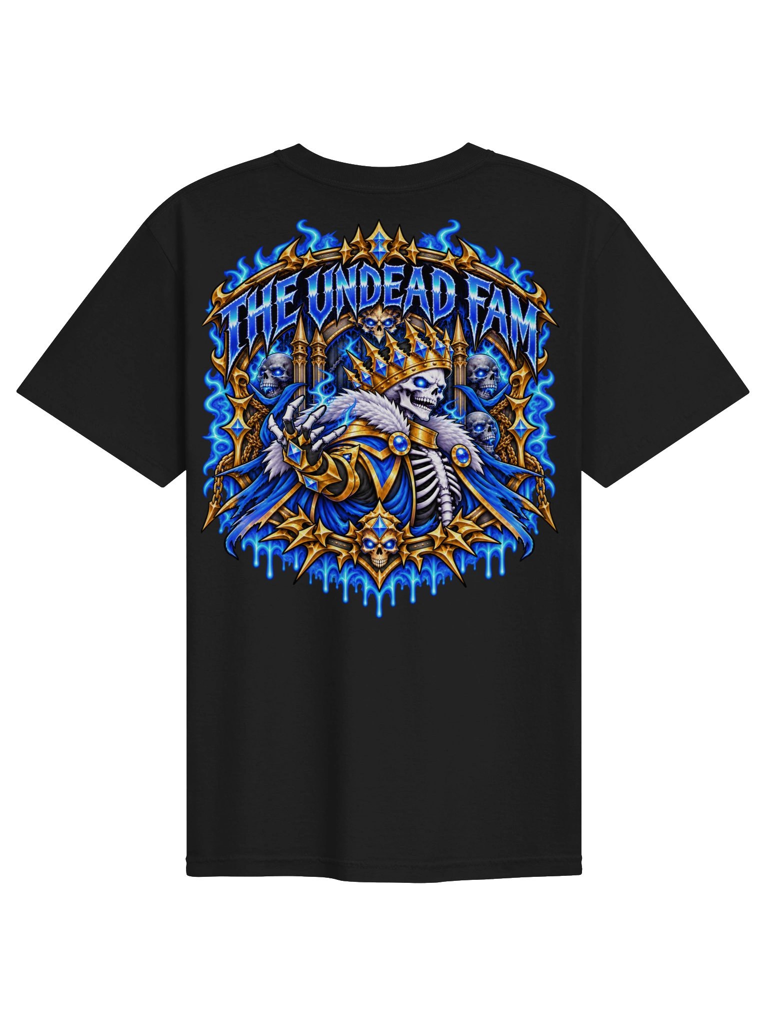 Undead And Unbothered Tee (Blue) product image (2)