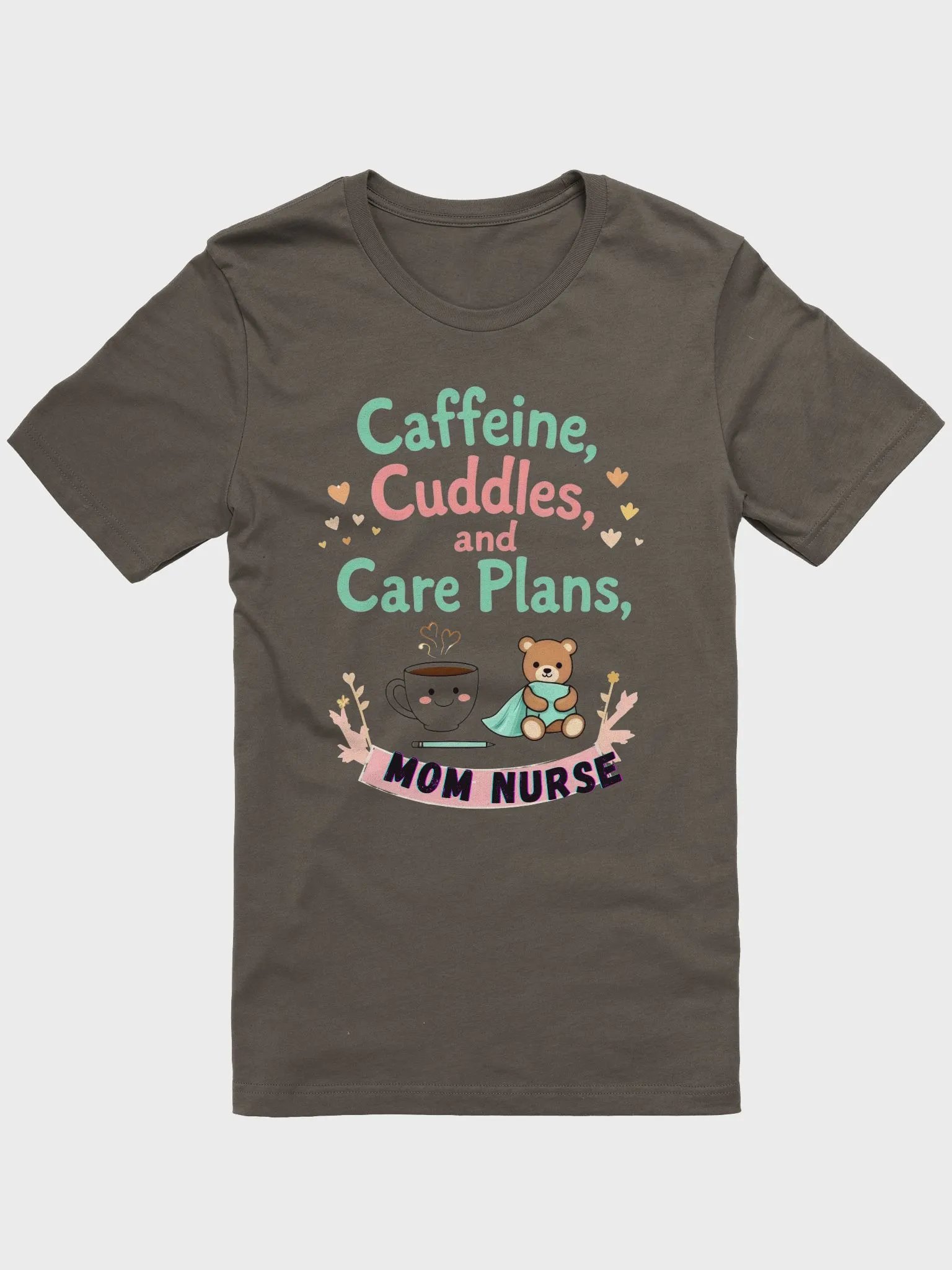 Caffeine & Cuddles Mom Nurse T-shirt product image (11)