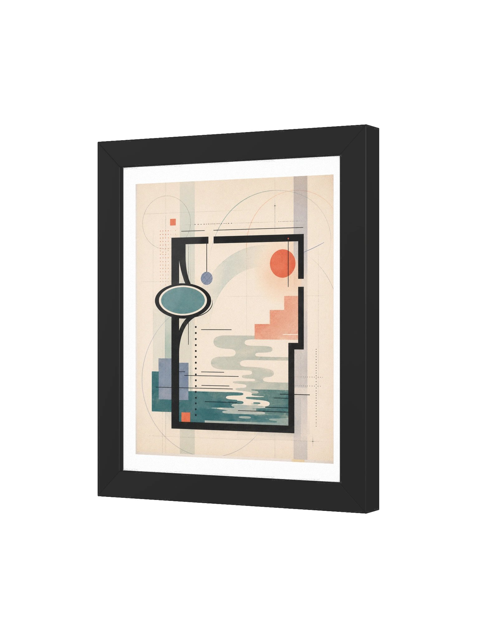 Peripheral Infrastructure / 02 -- Framed Matte Poster product image (3)