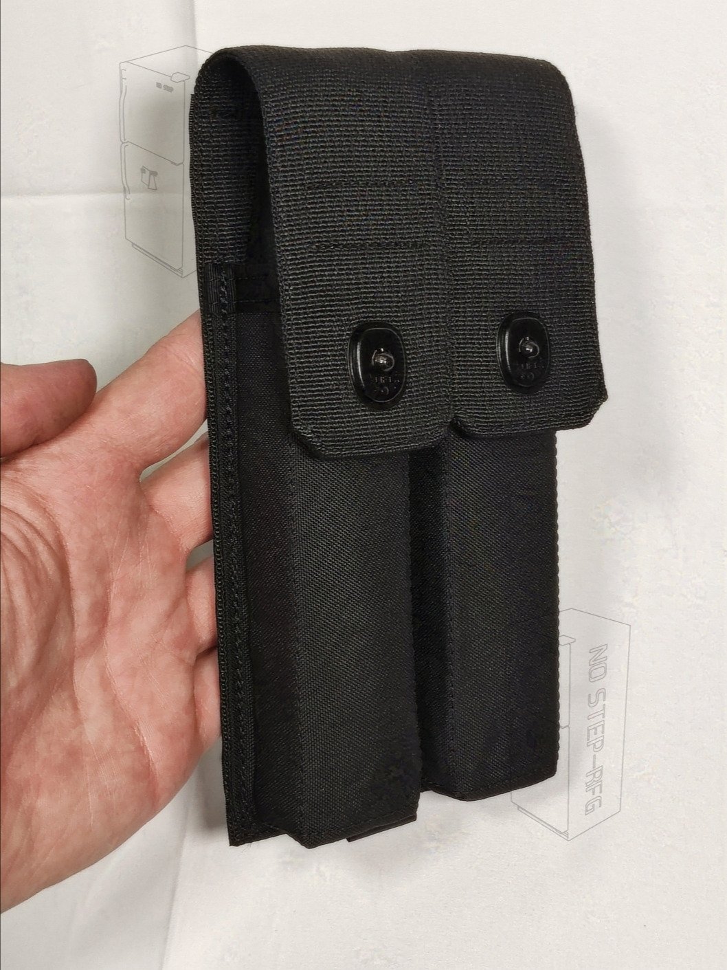 *Made to order* Double MP5 Pouch, Black product image (2)