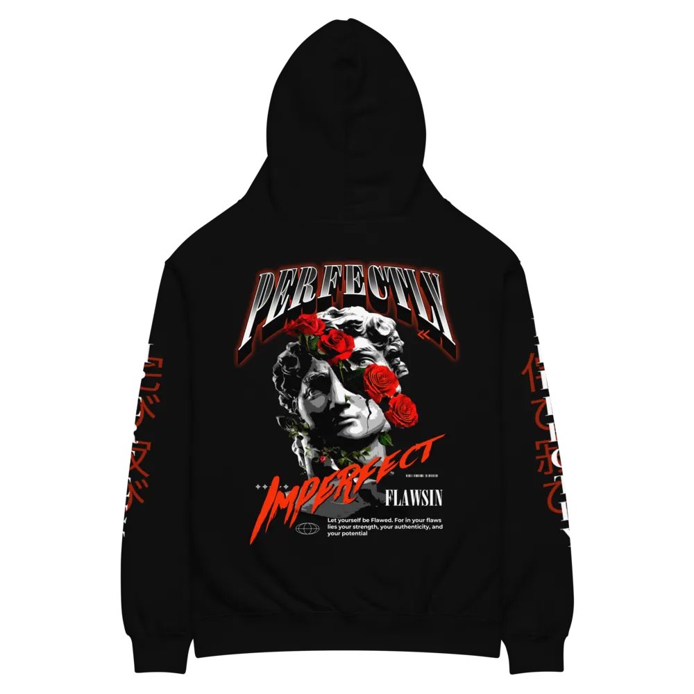 Perfectly Imperfect (Wabi-Sabi) Unisex Premium Oversized Hoodie product image (6)