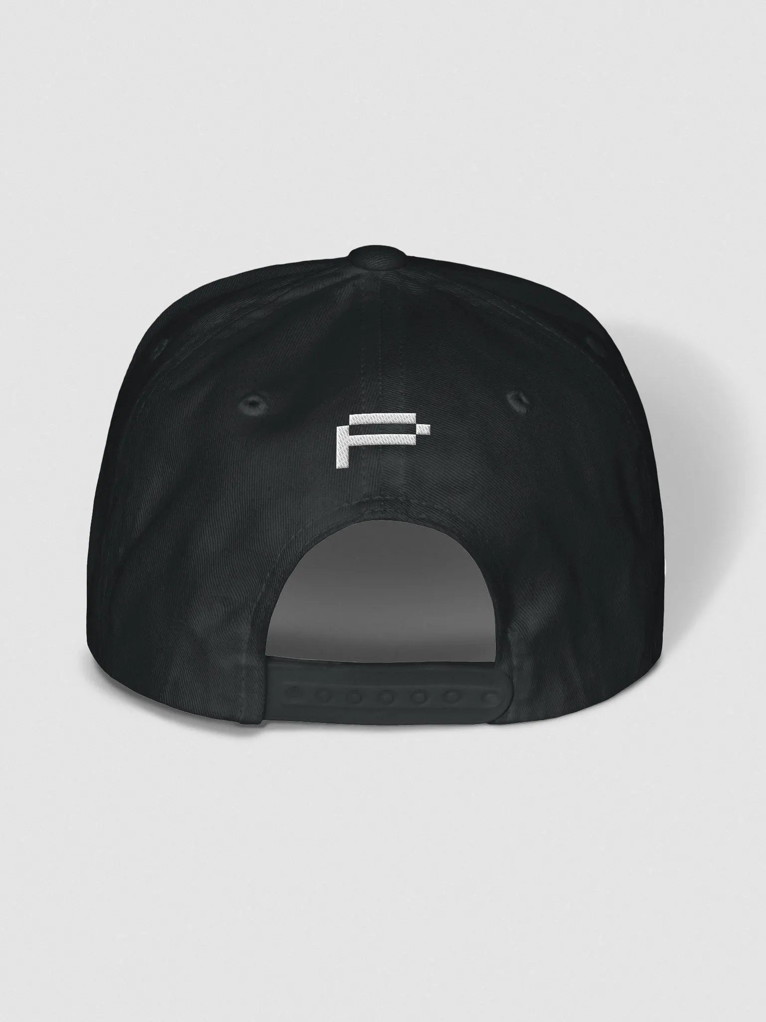 Pix Stitch White Flat Snapback Cap product image (16)