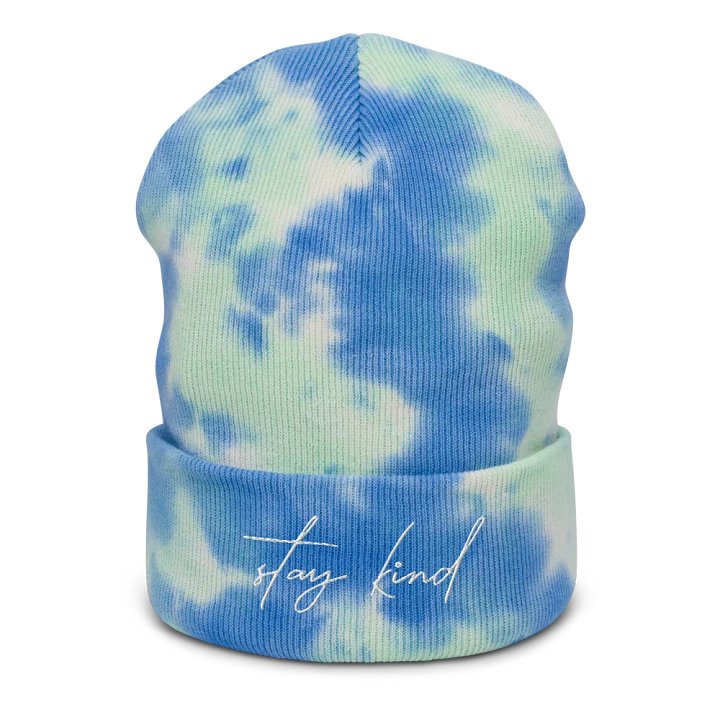 Stay Kind Tie-Dye Beanie product image (1)