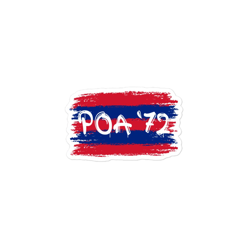 POA 72 Patriotic Paint-Style Kiss Cut Sticker product image (1)