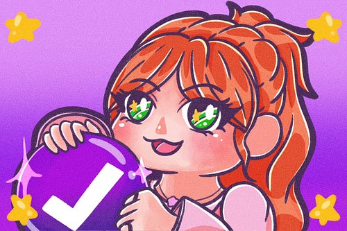 A little Thank You illustration commissioned for @hijinks_tv !

Congratulations again for getting that Purple Checkmark!
Than...