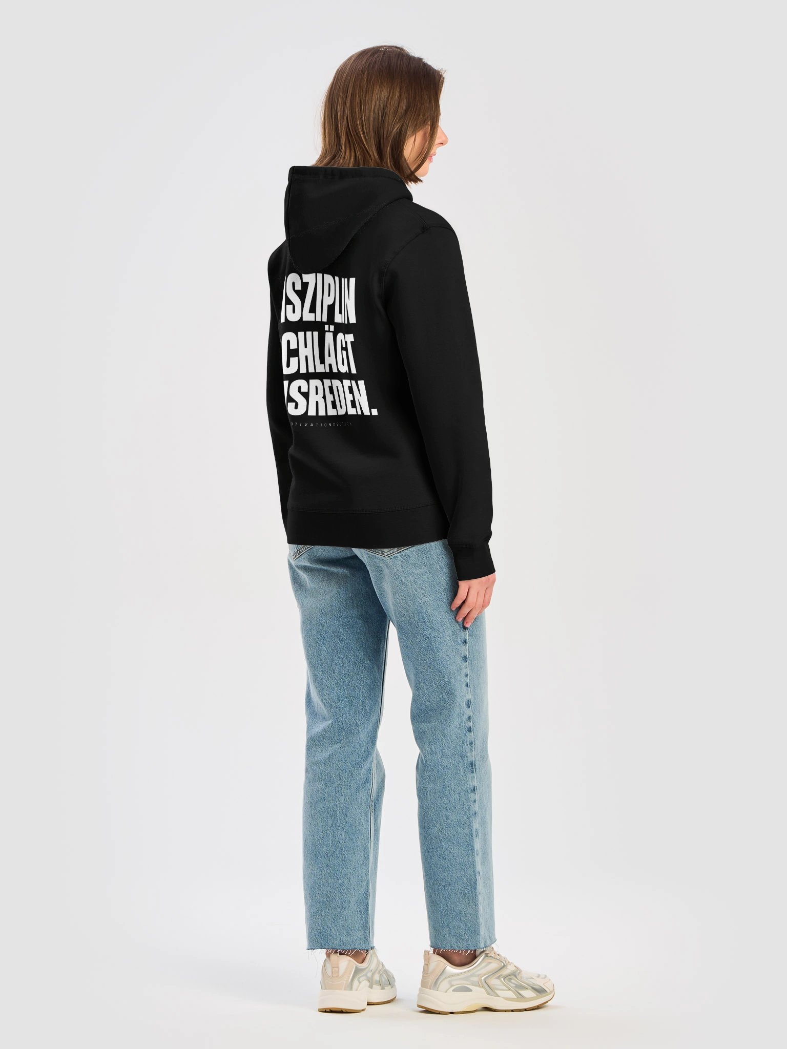 Disziplin schlägt Ausreden. – Premium Bio Hoodie product image (8)