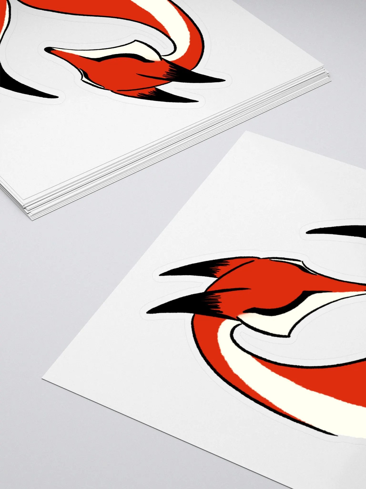 Calming Red Fox Sticker product image (4)