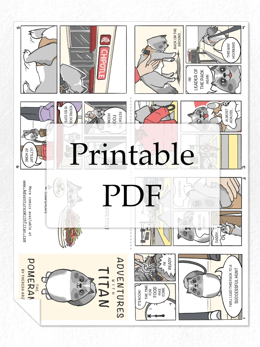 Minizine PDF: It's Lunch Time product image (2)