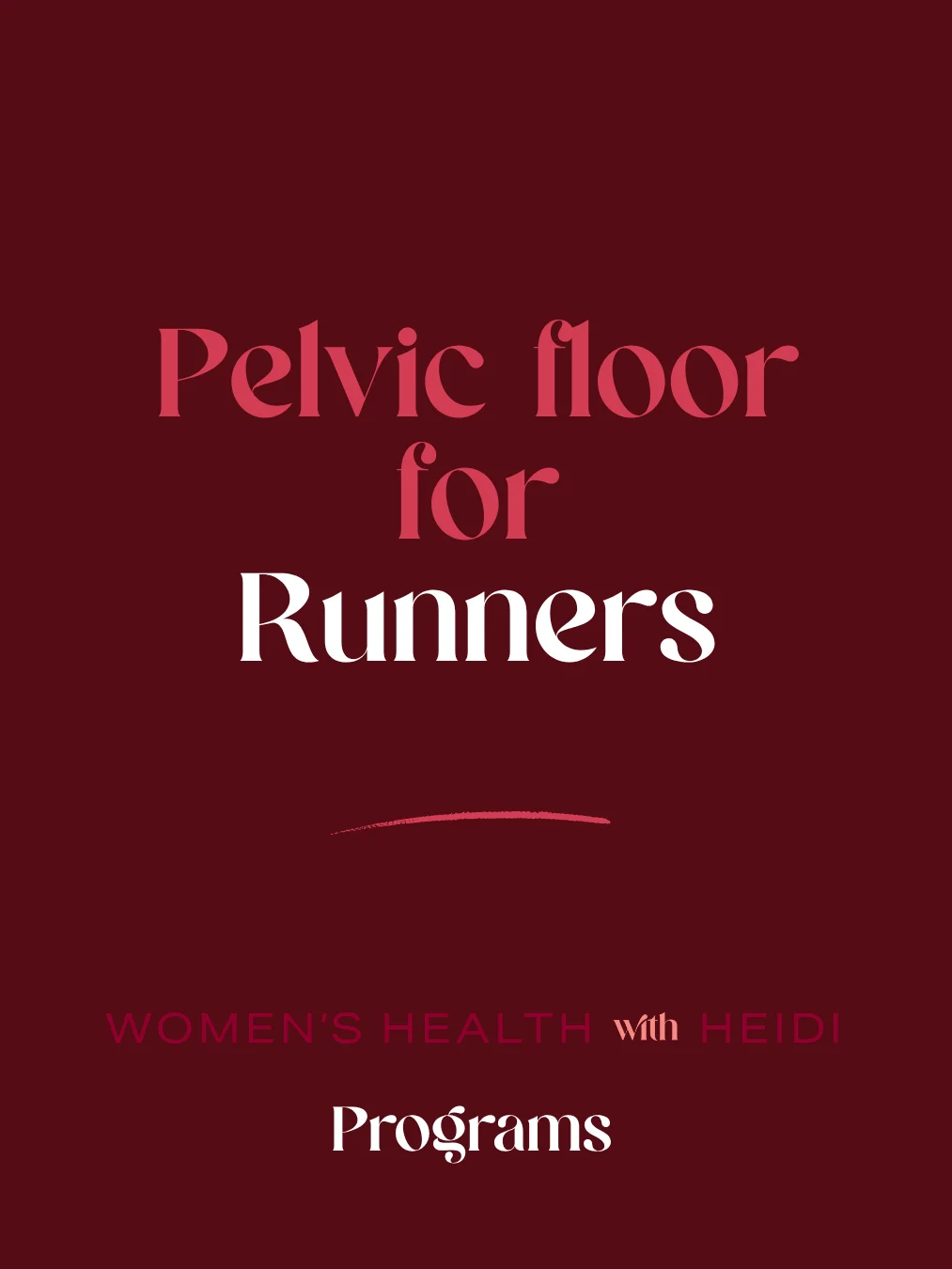 Pelvic floor for Runners product image (1)
