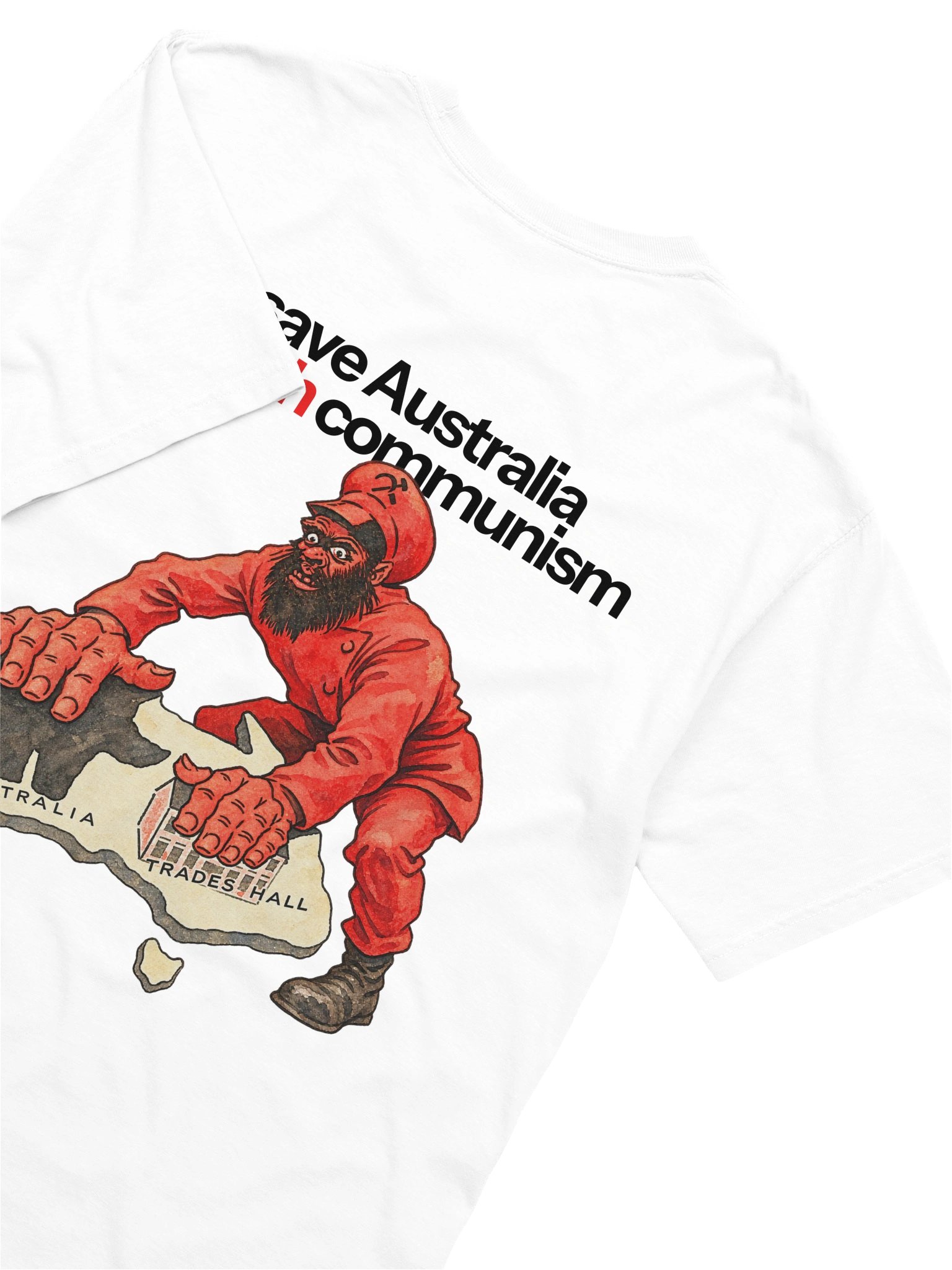 Smash Communism White Tee product image (2)