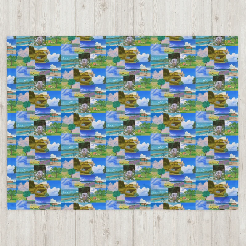 Screencap of Peace Throw Blanket product image (4)