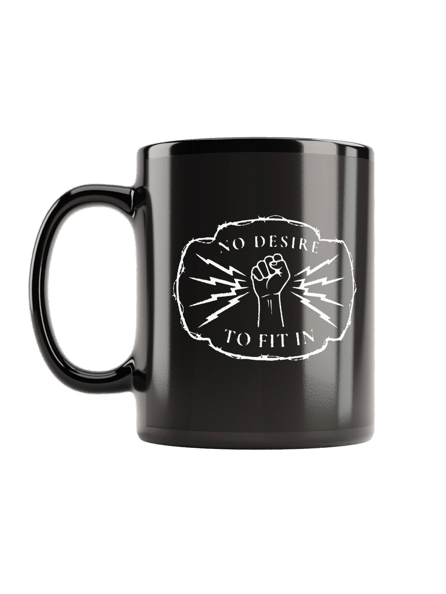 NO DESIRE TO FIT IN MUG product image (1)