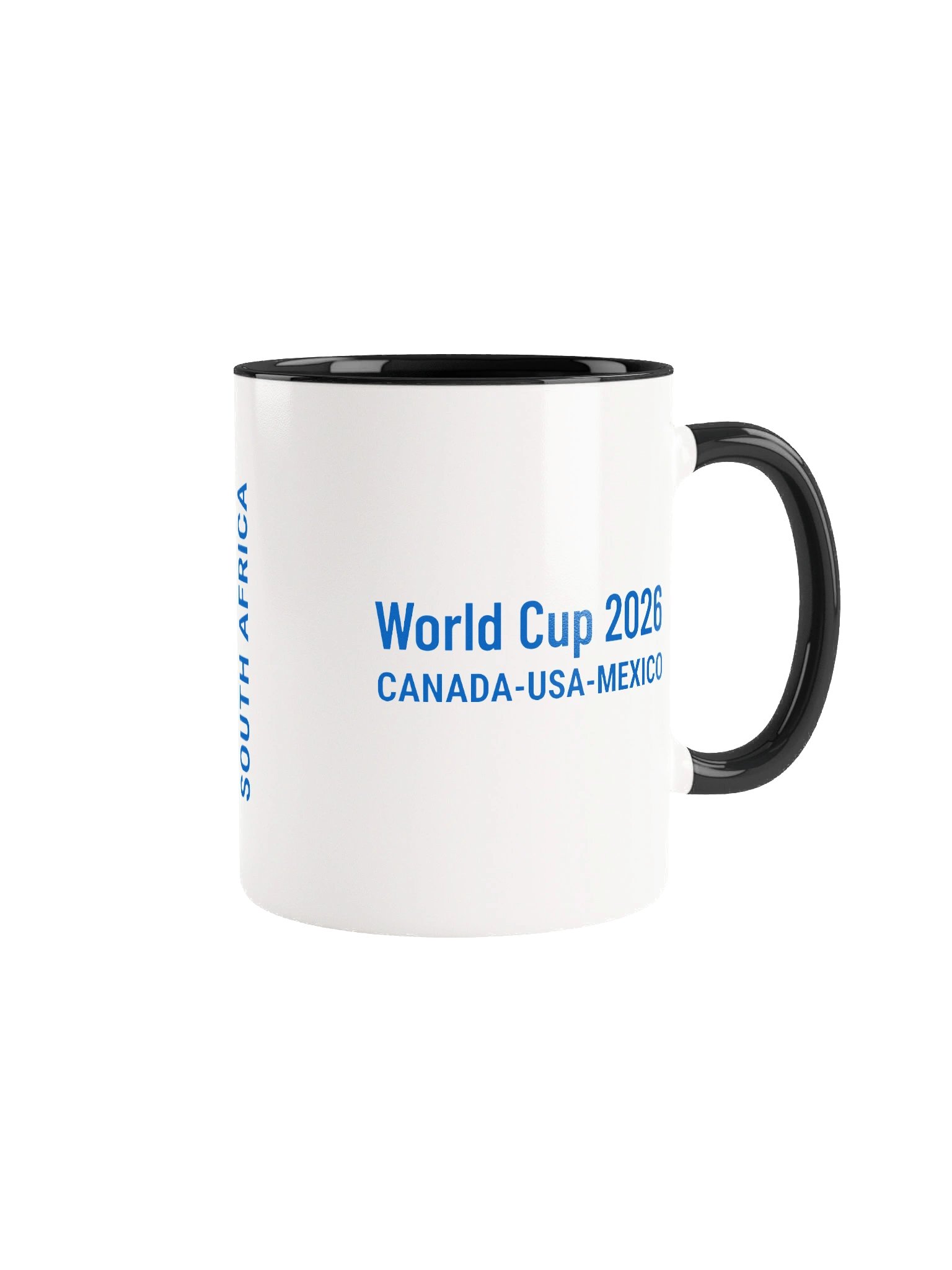South Africa 2026 World Cup Flag Mug - South Africa Soccer Fan Coffee Cup - Premium Two-Tone Ceramic Mug product image (1)