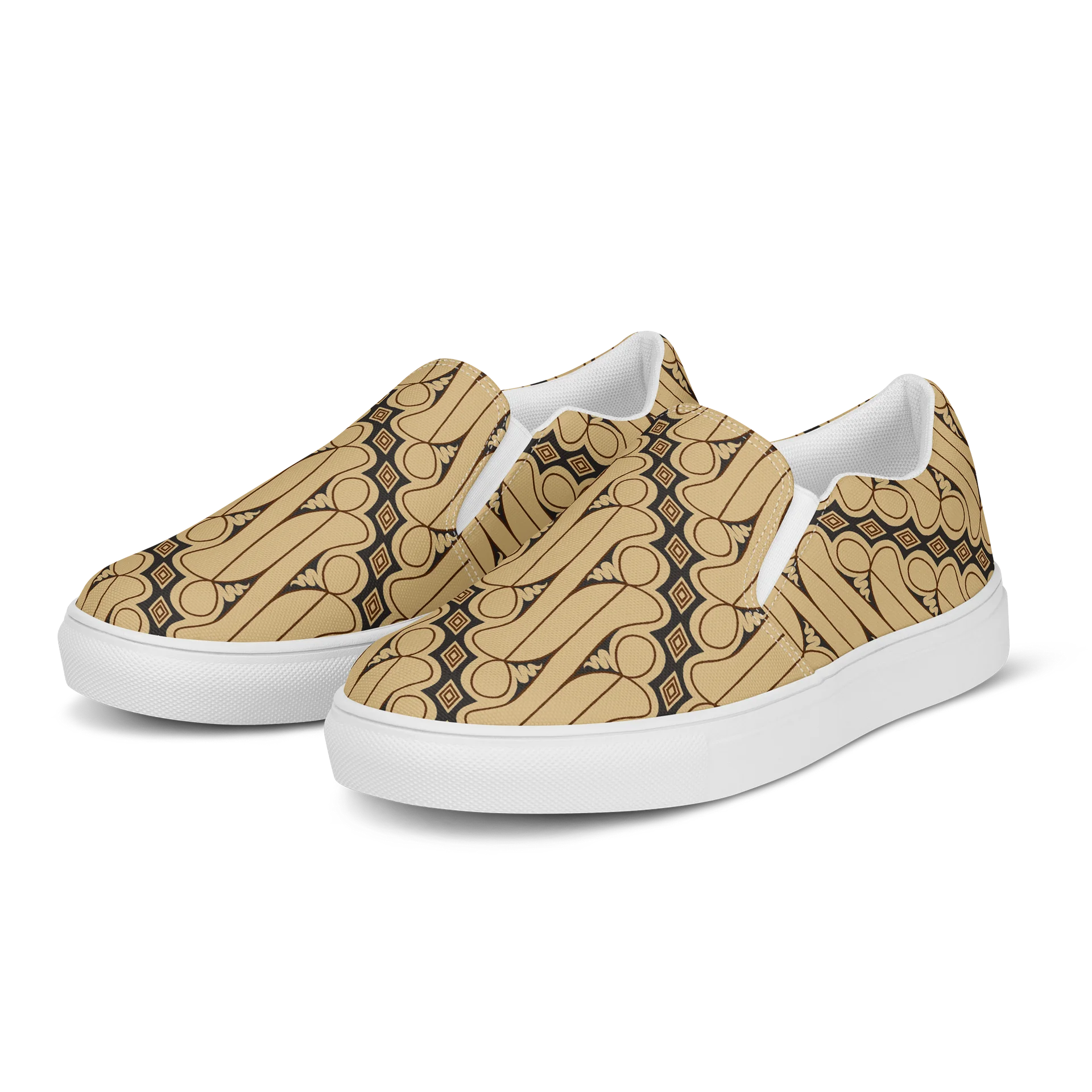 Women’s Batik Parang Rusak Slip-On Canvas Shoes product image (3)