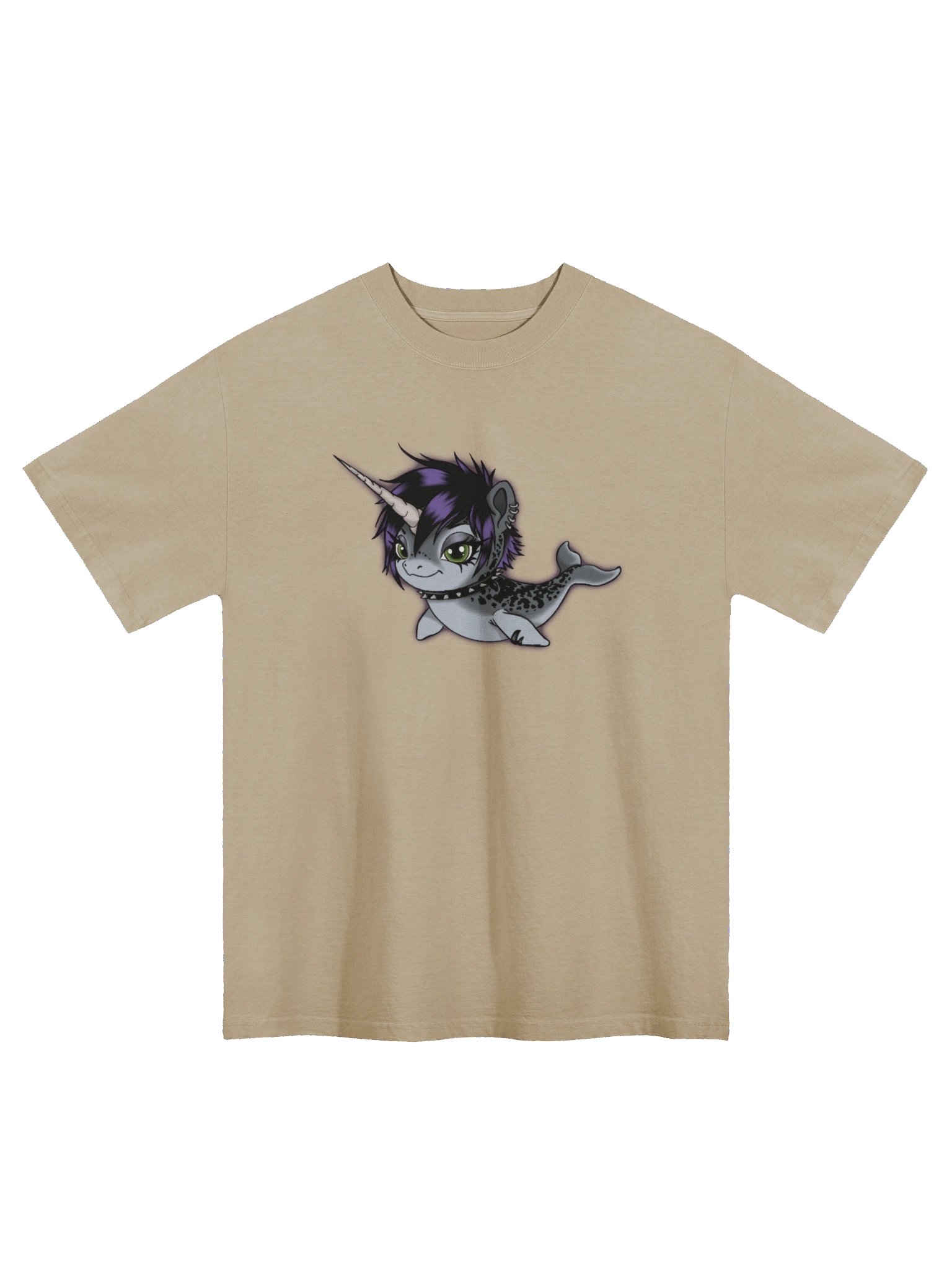 Emo Narwhal Oversized Tee product image (1)