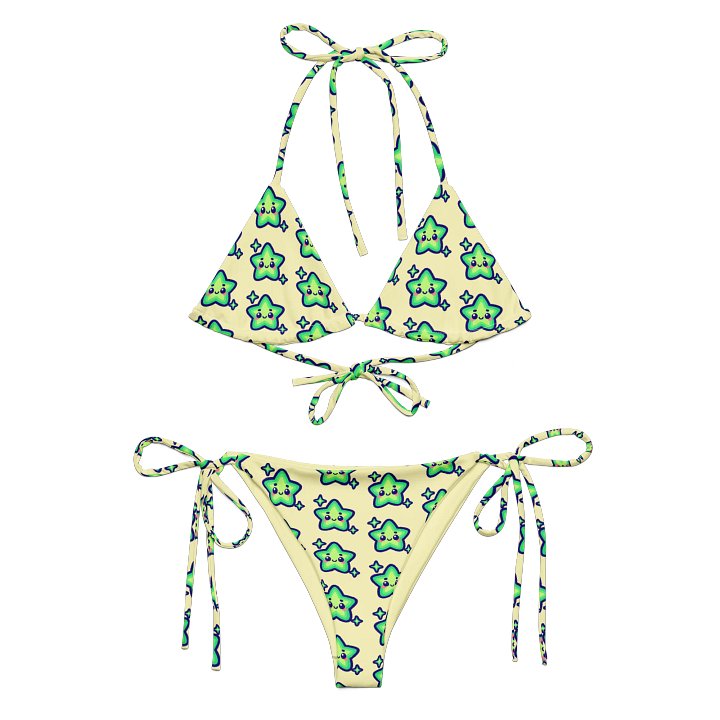 Lovely Streamer Pattern Bikini Set product image (2)