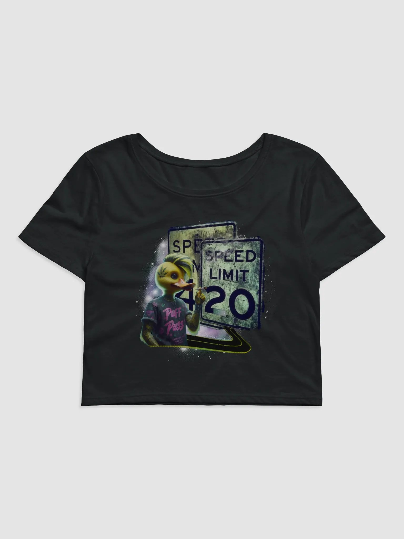 Speed Limit Duck Crop Tee product image (4)
