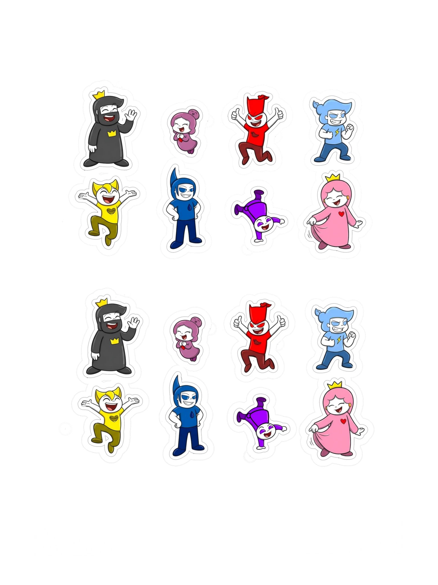 ستكرات عائلة مستر ماس | MrMAS Family Sticker Sheet product image (3)