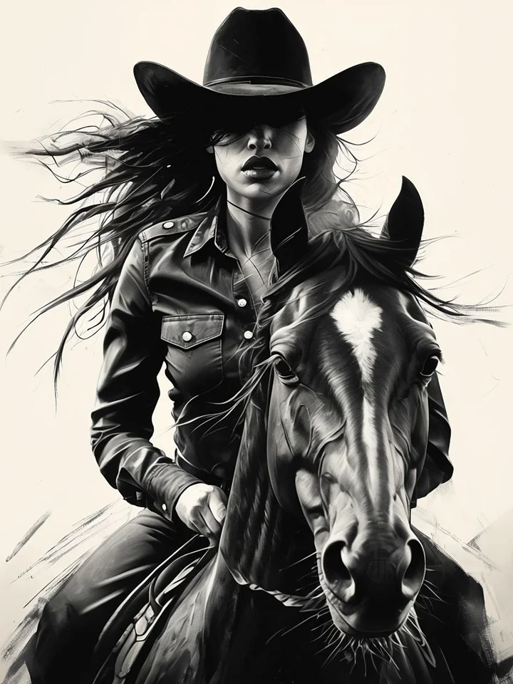 Wild West Gallop Framed Poster product image (1)